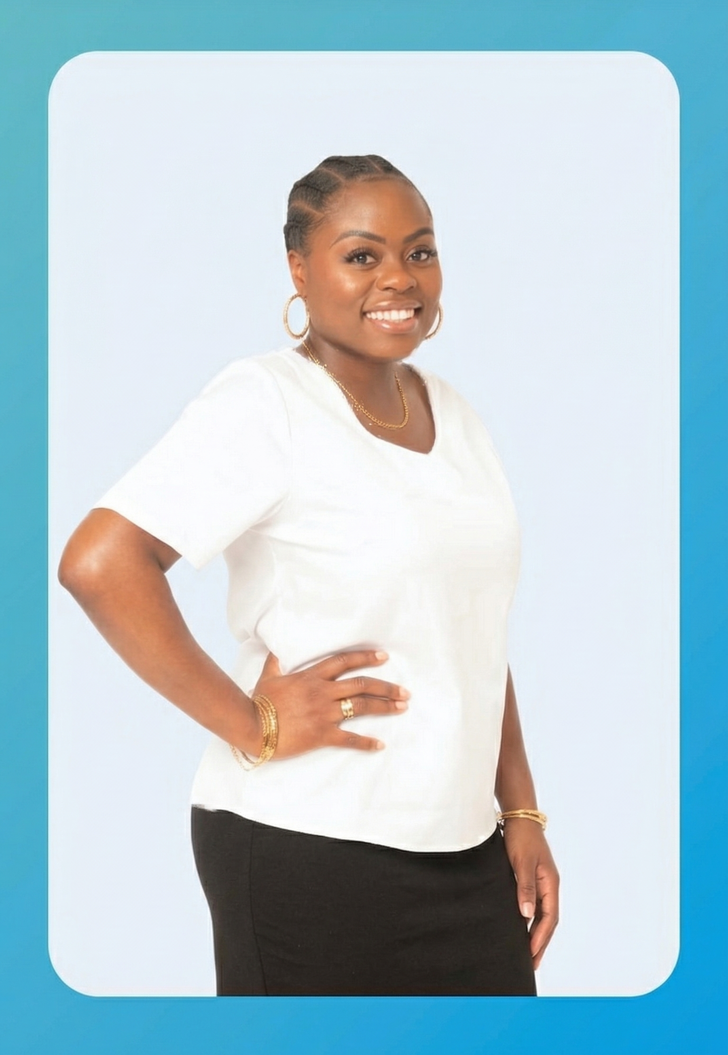 Women’s Glossy White V-Neck Short Sleeve Blouse – Special Occasion Wear